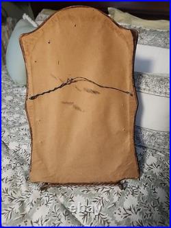 Antique Original African American Gentleman In Original Guilt Frame 18 1/2 × 12