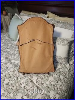 Antique Original African American Gentleman In Original Guilt Frame 18 1/2 × 12