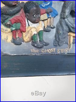 Antique Papier-Mache The Ghost Story Black Memorabilia