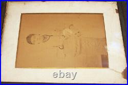 Antique Photo Aug 1886 Black Americana Woman Portrait 8 x 10 Embellished Photo