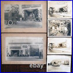 Antique Photo Lot Los Angeles Pacific Auto Wrecking Garage Kirk Douglas Demsky