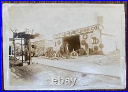 Antique Photo Lot Los Angeles Pacific Auto Wrecking Garage Kirk Douglas Demsky