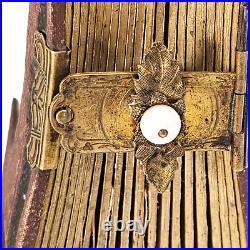 Antique Pocket Photo Family Album Leather Original Civil War Era c. 1860 36 P