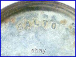 Antique Primitive Cast Iron Spider Frying Pan Era Skillet 13 18-1900s Balto Lid