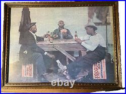 Antique Progress Beer Two Pluck One Print Very Rare