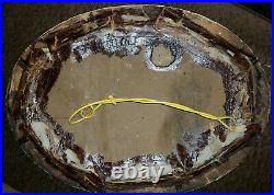 Antique RARE/HISTORIC Oval Framed Photo Convex Bubble Glass AFRICAN AMERICAN