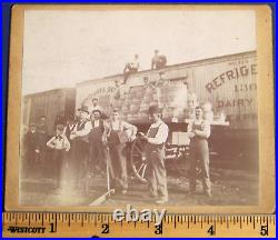 Antique Railroad Loading Peaches Merchant's Despatch, Wicke's Reefer Occupation