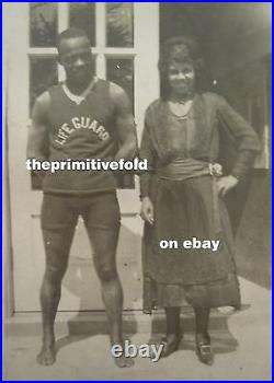 Antique Rare African American Pool Lifeguard Ratcliffe Douglas Park In Photos