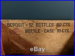 Antique Rare Mammy's Soda Wood Bottle Crate Black Americana Philadelphia