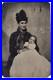 Antique Rare Tintype Photo White Victorian Woman Holding African American Baby