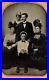 Antique Rare Victorian Tintype Photo African American Black Woman Nanny w Family