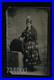 Antique Tintype Girl in Princess Star Dress / 1800s Photo