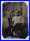 Antique Tintype Photo Medical Deformed Baby Alien Circus Sideshow Freak Oddity