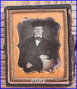 Antique Tintypes & Ambrotype Collectible 1860s Horse and buggy, women, men