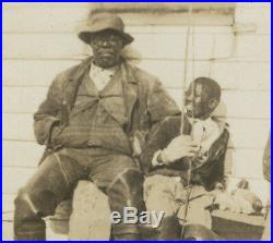 Antique Vintage 1934 African American Duck Hunters Water Fowl Decoy Boots Photo