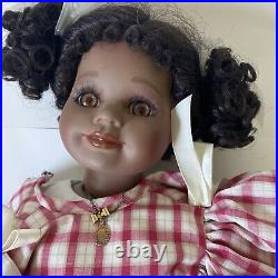 Antique Vintage African American 21 inch Black doll by Jamie Englert