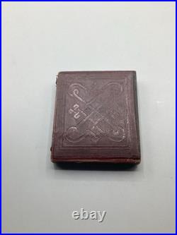 Antique Vintage Civil War Era Image Daguerreotype Gold Filled Case Photo Frame