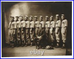 Antique Vtg Baseball Team Player Photo Uniforms Gloves Ball Coach