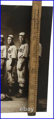 Antique Vtg Baseball Team Player Photo Uniforms Gloves Ball Coach