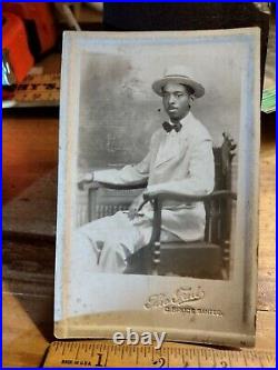 Antique african american photo Young Cab CallowayTwin