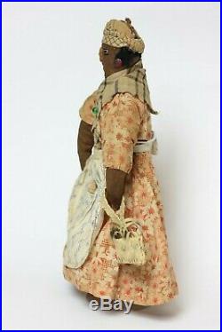 Antique early American black doll 19th Century, United States