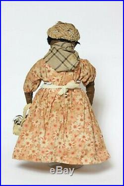 Antique early American black doll 19th Century, United States