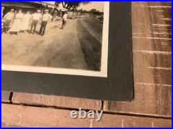 Antique photo Roadside Cider BBQ Restaurant customers standing out front rare