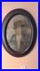 Antique rare oval framed picture of Handsome African American Man. VG cond