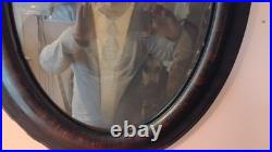 Antique rare oval framed picture of Handsome African American Man. VG cond