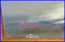 Arthur D Thomas Me And The Ocean African American Baby On A Beach Oil Painting