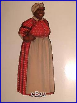 Aunt Jemima paper doll black americana very rare plus 2 outfits mammy 1940s