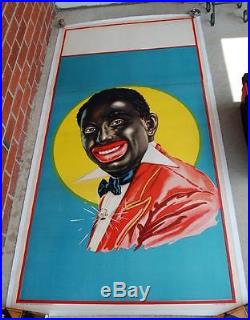 Authentic ORIGINAL 1920s 1930s Colorful Black Americana 3 Sheet LARGE Poster WOW