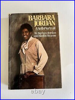 BARBARA JORDAN SIGNED A Self Portrait African American Texas U. S. Congress