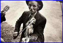 BEN SHAHN 20th c. American FSA PHOTOGRAPH Fiddlin' Bill Hensley Asheville NC