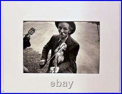 BEN SHAHN 20th c. American FSA PHOTOGRAPH Fiddlin' Bill Hensley Asheville NC