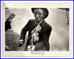 BEN SHAHN 20th c. American FSA PHOTOGRAPH Fiddlin' Bill Hensley Asheville NC