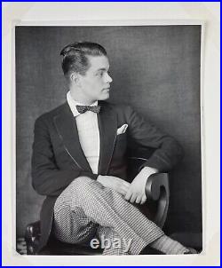 BERENICE ABBOTT René Crevel, 1928, EARLY SILVER PRINT Original SIGNED Photograph