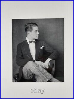 BERENICE ABBOTT René Crevel, 1928, EARLY SILVER PRINT Original SIGNED Photograph