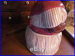 Black Americana Erwin Pottery Negatha Peterson Cookie Jar-collectible