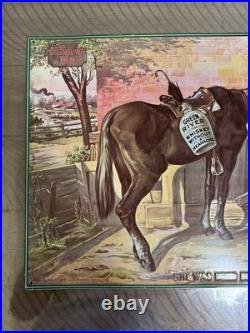 BLACK AMERICANA GREEN RIVER INN METAL SIGN Size 17 1/2'' x 13 5/8' BLACK AMERICANA GREEN RIVER INN METAL SIGN Size 17 1/2'' x 13 5/8'