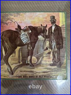 BLACK AMERICANA GREEN RIVER INN METAL SIGN Size 17 1/2'' x 13 5/8' BLACK AMERICANA GREEN RIVER INN METAL SIGN Size 17 1/2'' x 13 5/8'