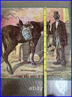 BLACK AMERICANA GREEN RIVER INN METAL SIGN Size 17 1/2'' x 13 5/8'