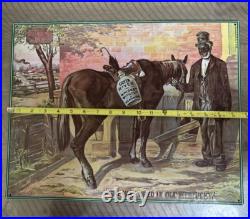 BLACK AMERICANA GREEN RIVER INN METAL SIGN Size 17 1/2'' x 13 5/8'