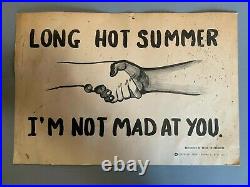 BLACK HiSTORY 1967 NEWARK NJ RIOTS LONG HOT SUMMER ORIGINAL POSTER