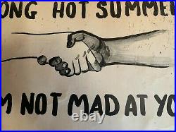 BLACK HiSTORY 1967 NEWARK NJ RIOTS LONG HOT SUMMER ORIGINAL POSTER