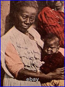 BLACK WOMEN BREAST FEEDING STEREOVIEW GRIFFITH Americana Motherhood Nursing Mom