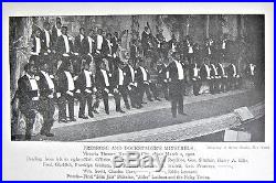 BLACKFACE MINSTREL PHOTO SHOW Civil War Theater ACTOR Slavery Antique Band MUSIC