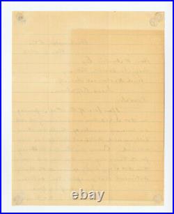 BLANCHE K. BRUCE, African American Senator, Letter Signed 1886. 1pg displayable