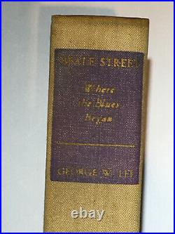 Beale Street Where the Blues Began 1934 First Edition by George W. Lee