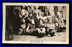 Best Creepy 1920s Party People Wearing Halloween Masks Black Cat Vintage Photo